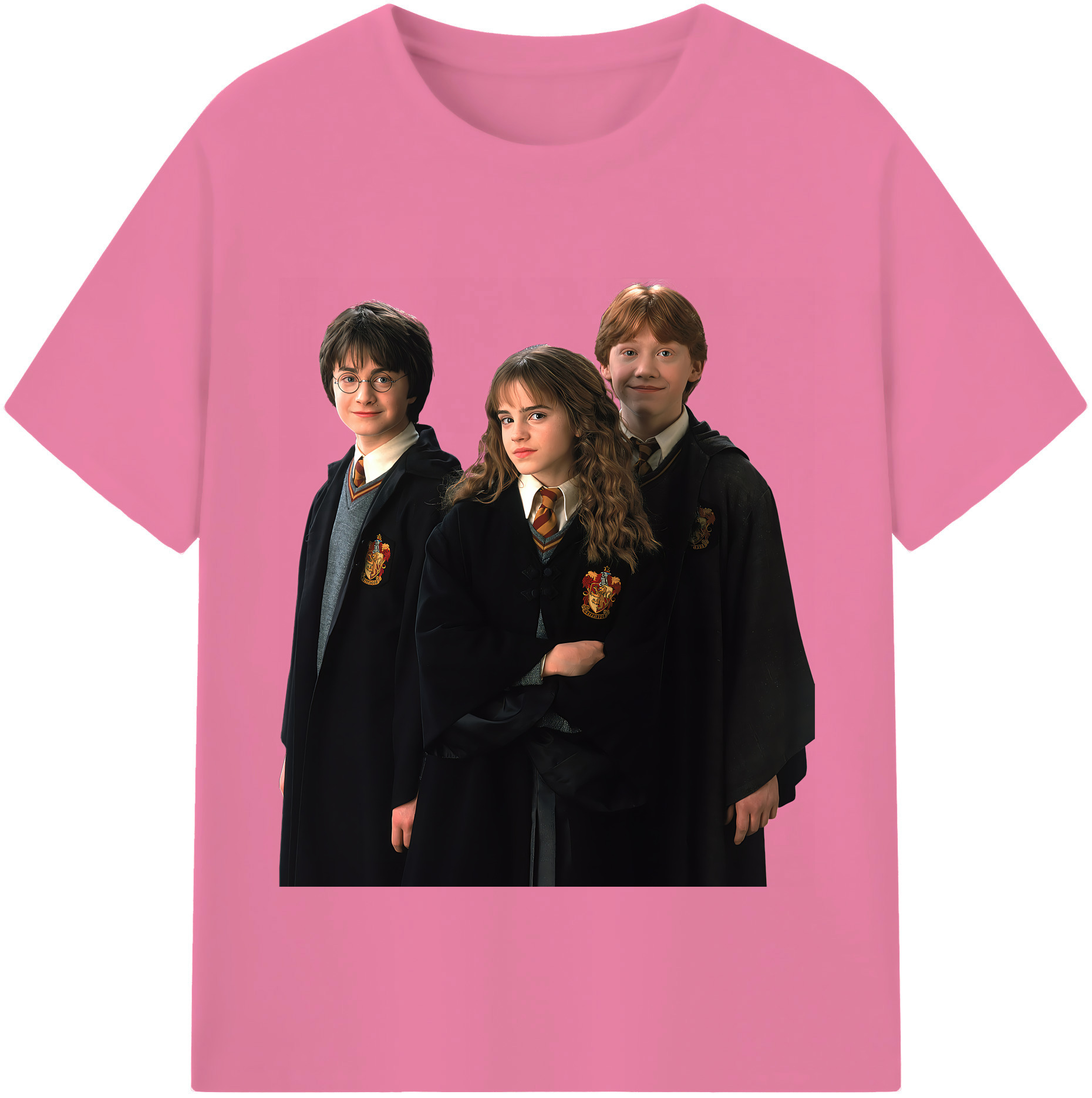（画像用） Harry Potter ハリー・ポッターシリーズ 綿100％半袖Tシャツ（フロントプリント）
